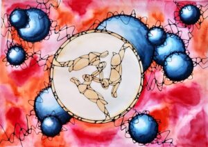 3 Hasenfenster aquarell